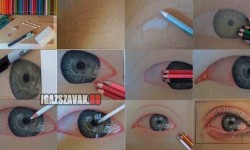 Elképesztő ceruzarajz: könnyes szem
