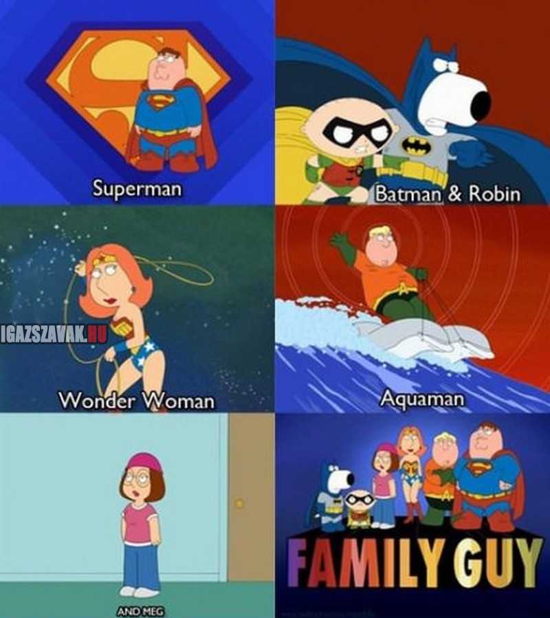 A Family Guy bekeményített, kivéve szegény Meg-et