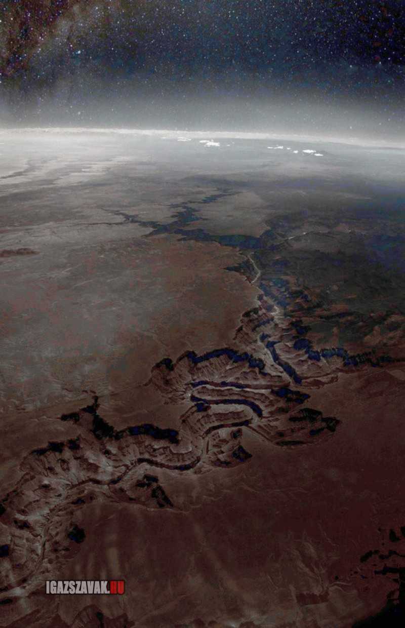 A nap képe A Grand Canyon az űrből