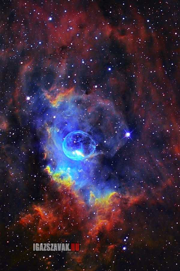 egy gyönyörű buborék köd (NGC 7635)