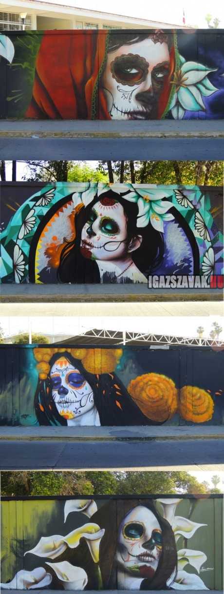 félelmetesen jó mexikói graffiti