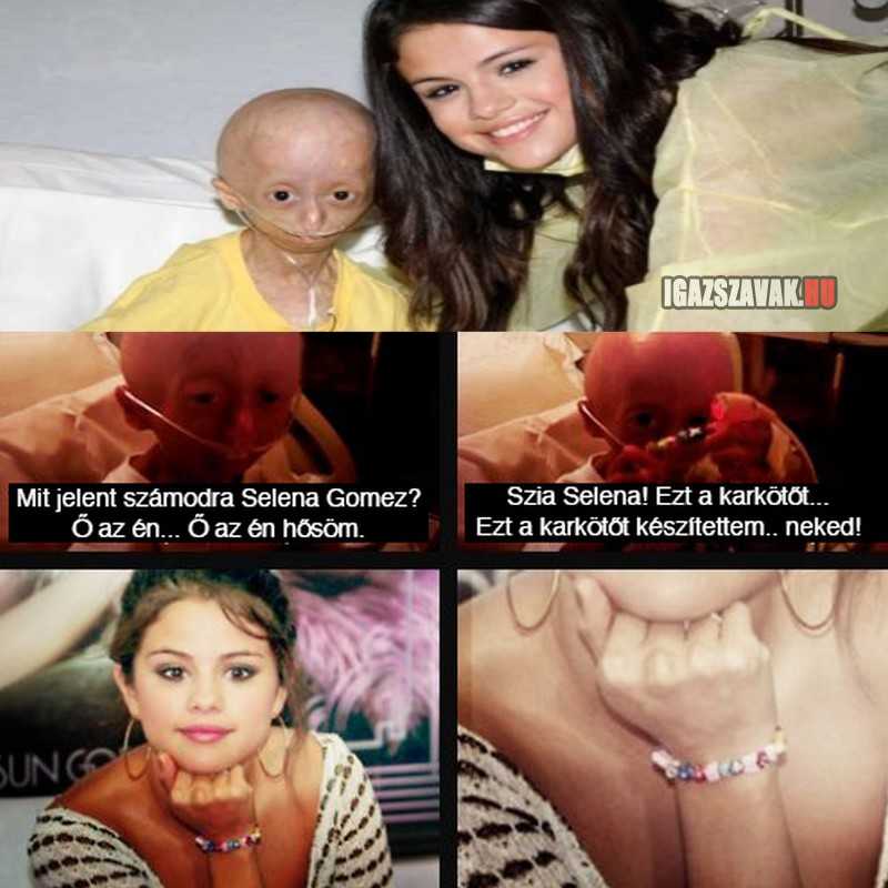 na most kezdtük el tisztelni Selena Gomezt, mert ez egy igazán emberséges cselekedete volt