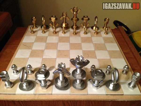 sakkészlet házilag