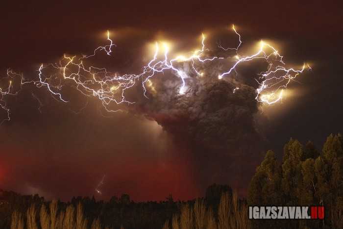 vulkánkitörés Chilében