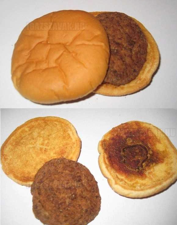 14 év után így néz ki egy mekis hamburger