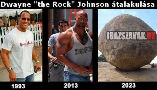 dwayne the rock johnson átalakulása