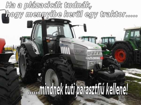 plázacicák és a traktor