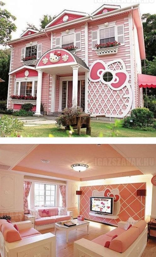 Beköltöznétek egy ilyen Hello Kitty házba