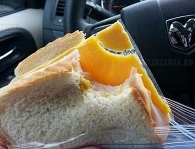 Ezt a szendvicset csomagolta nekem a barátnőm…