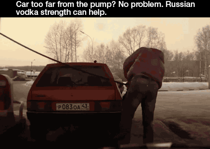 Orosz tankolási módszer