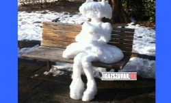 Mivel Japánban a hóember túl általános