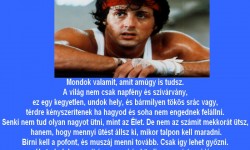 A Rocky motiváló üzenete