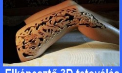 Elképesztő 3D tetoválás