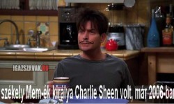 A székely MEM-ék királya Charlie Sheen