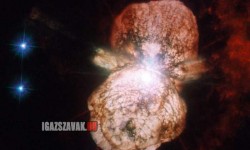 Egy igazi fénykép egy csillag robbanásáról, szupernóva lesz belőle