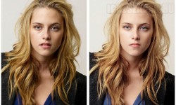 Kristen Stewart – photoshop előtt és után