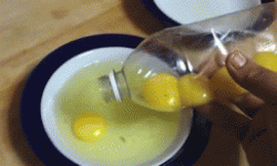 Egy tojás szétválasztásának legegyszerűbb módja