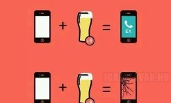 A sör hatása a telefonra