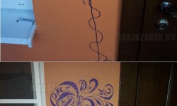 Így tüntesd el a gyerek rajzát a falról!