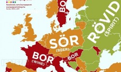 Európa alkoholtérképe