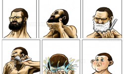 Minden borotválkozás után